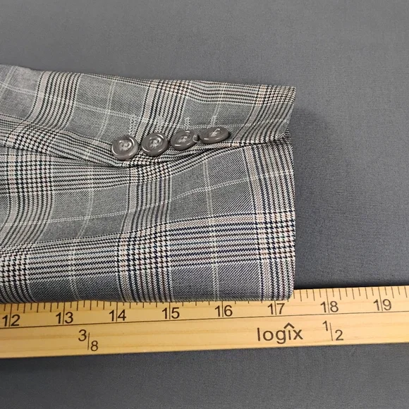 VINCI Sport Coat Men's Size 38R Grey Two-Piece Blazer NWT $359.99